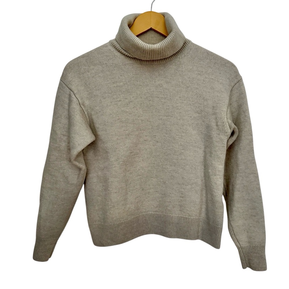 Aritzia Wilfred Free 100% Merino Wool Turtleneck Sweater